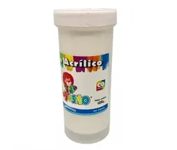 Pintura Vinilo Acrilico 125 Gm Payasito Color Blanco