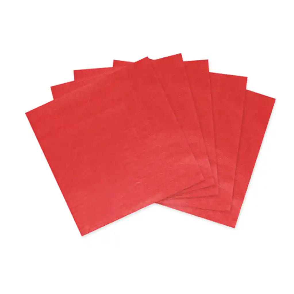 Servilletas De Papel Color Rojo