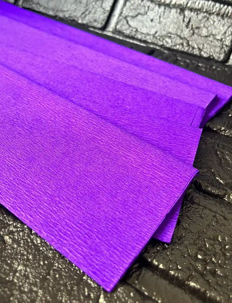 Papel Crepe Pliego Morado Unidad