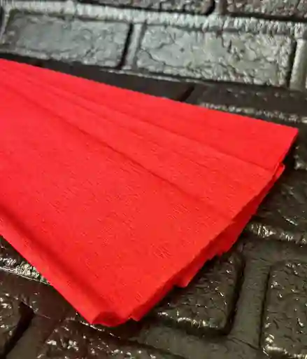 Papel Crepe Pliego Rojo Unidad