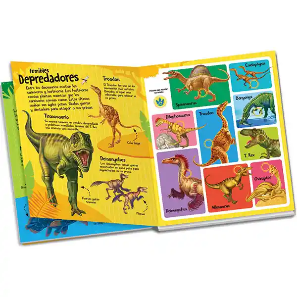 Libro Didáctico Sonidos De Los Dinosaurios Niños Niñas