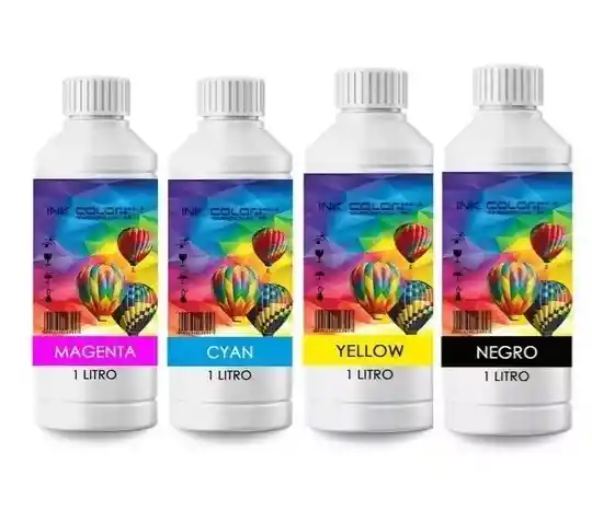 Pack 4 Litro Tinta Genérica Eps T664 Imp L110 L120 L200 L210