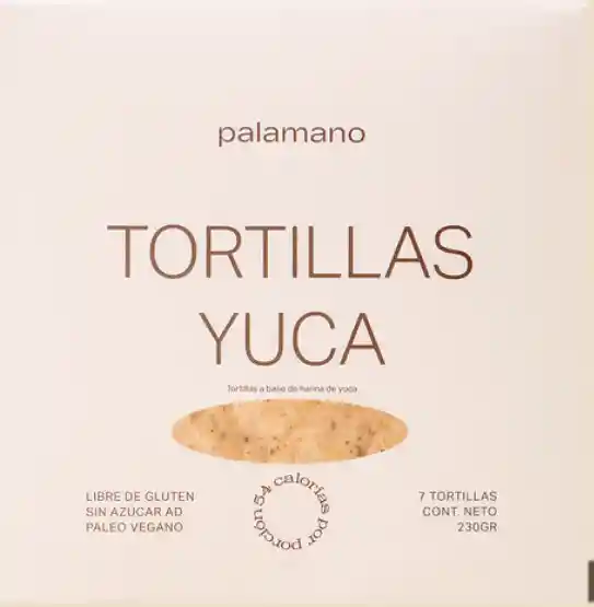 Palamano Tortillas De Yuca 230gr