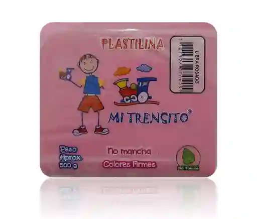 Plastilina Por Libra En Bloque Color Rosa Mi Trensito