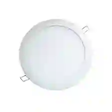 Lampara Panel Led Redondo De Incrustar De 18w Luz Dia