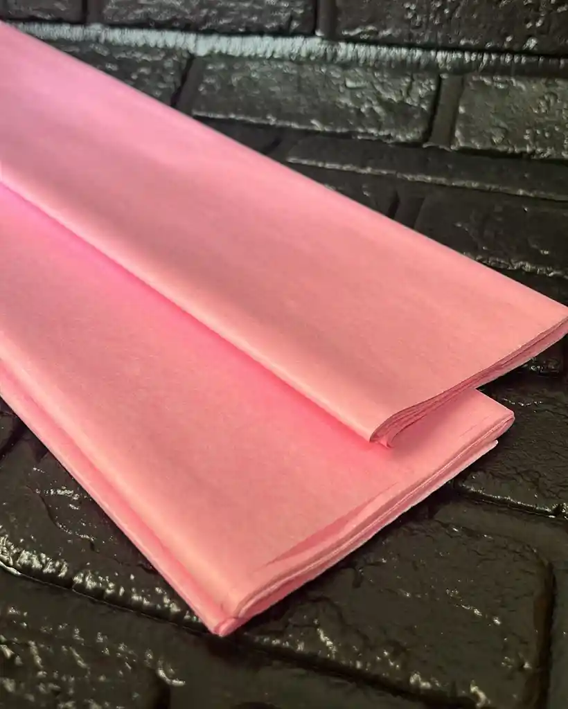 Papel Seda O Papelillo Rosado X25 Pliegos