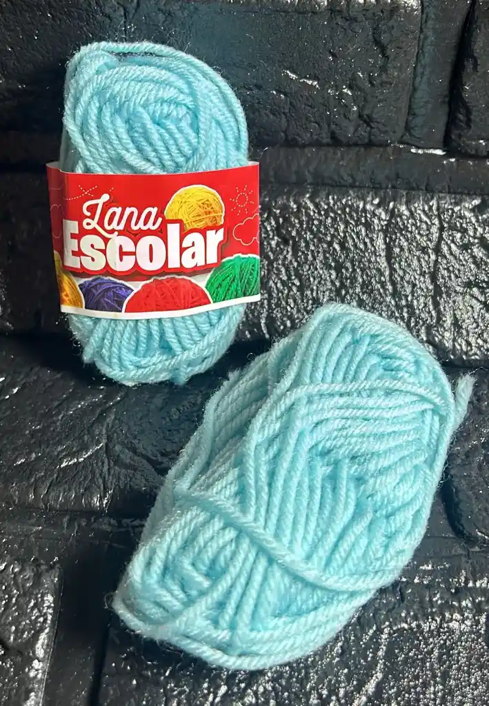 Lana Escolar Azul Claro 10g