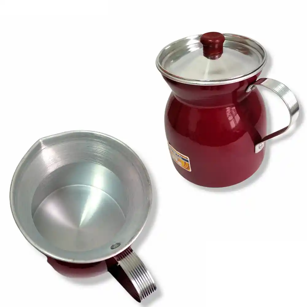 Chocolatera Olleta De Color 2.5 Litros Vinotinto