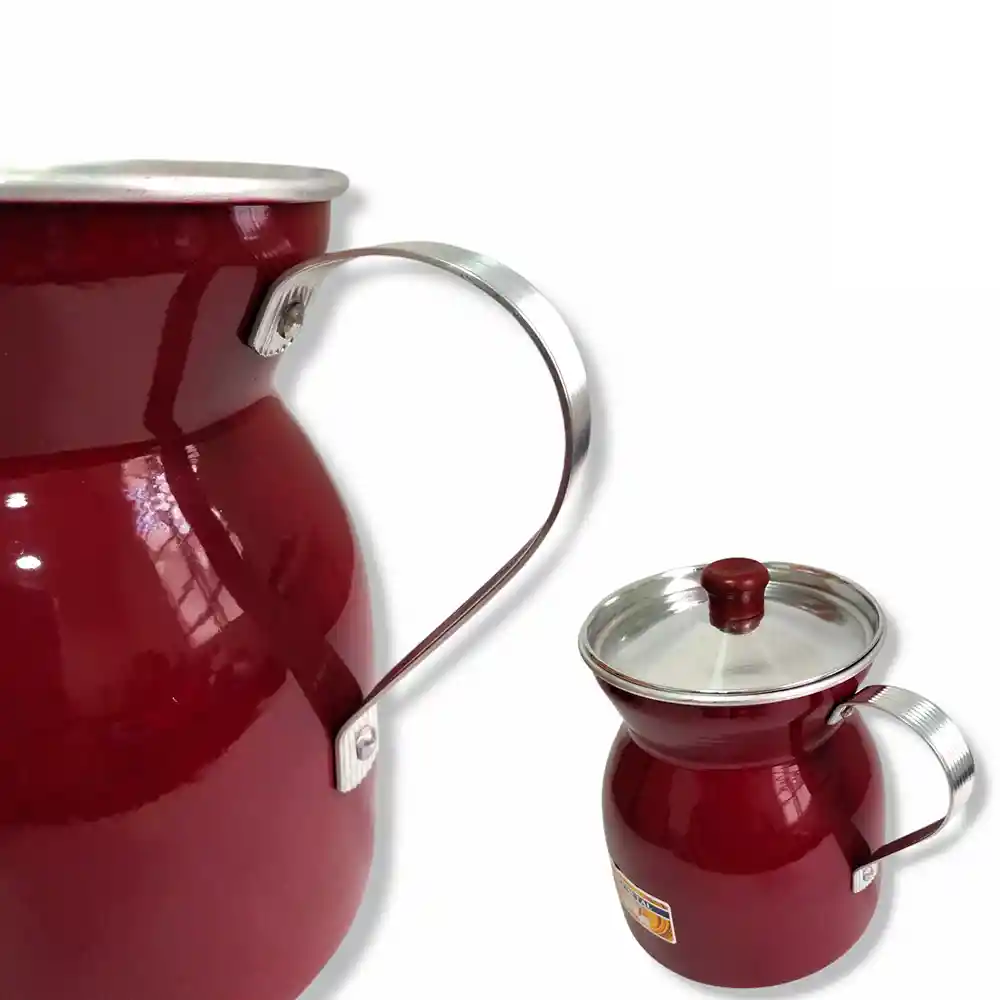 Chocolatera Olleta De Color 2.5 Litros Vinotinto