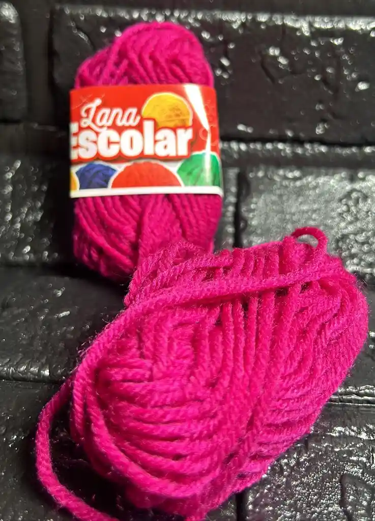 Lana Escolar Fucsia 10g