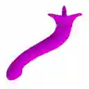 Vibrador Lengua Masajeador De Clitoris 2 En 1 Vibrador Consolador Doble Motor Alta Gama (recargable) Pretty Love