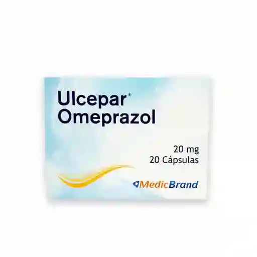 Ulcepar (20 mg) 20 Cápsulas