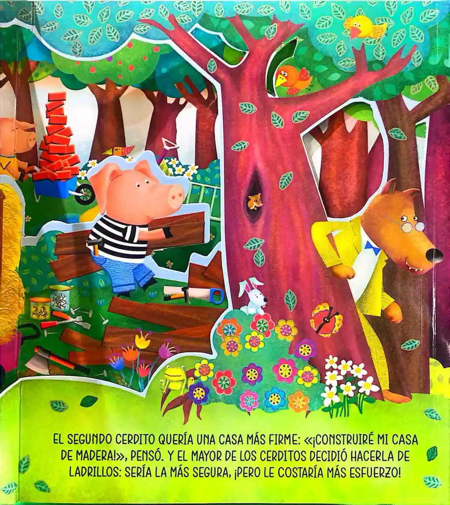 Libro Pop Up Los Tres Cerditos Cuento Infantil Niños Bebes