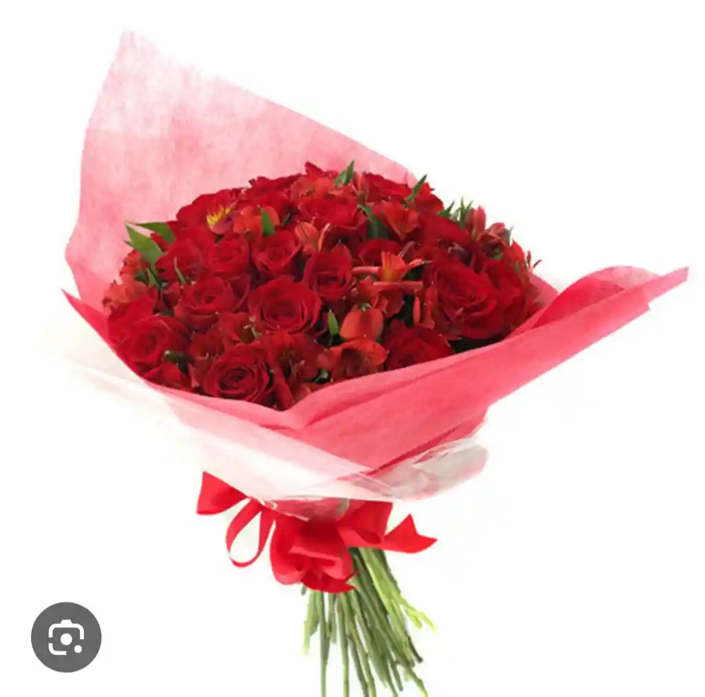 Bouquet 24 Rosas Rojas