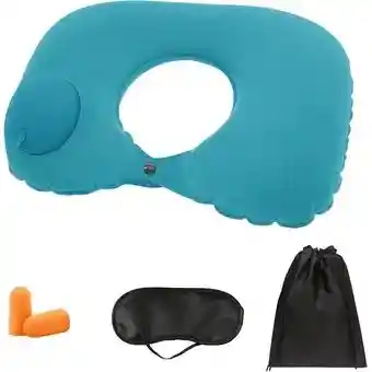 Almohada Viajera Inflable Kit 4 Pzs
