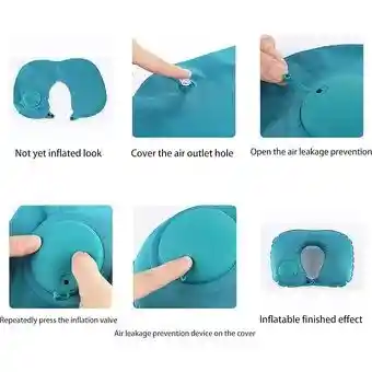 Almohada Viajera Inflable Kit 4 Pzs