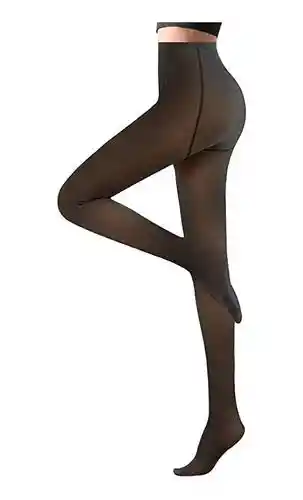 Medias Térmicas Afelpadas Efecto Piel Tipo Leggins