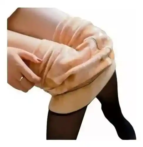 Medias Térmicas Afelpadas Efecto Piel Tipo Leggins