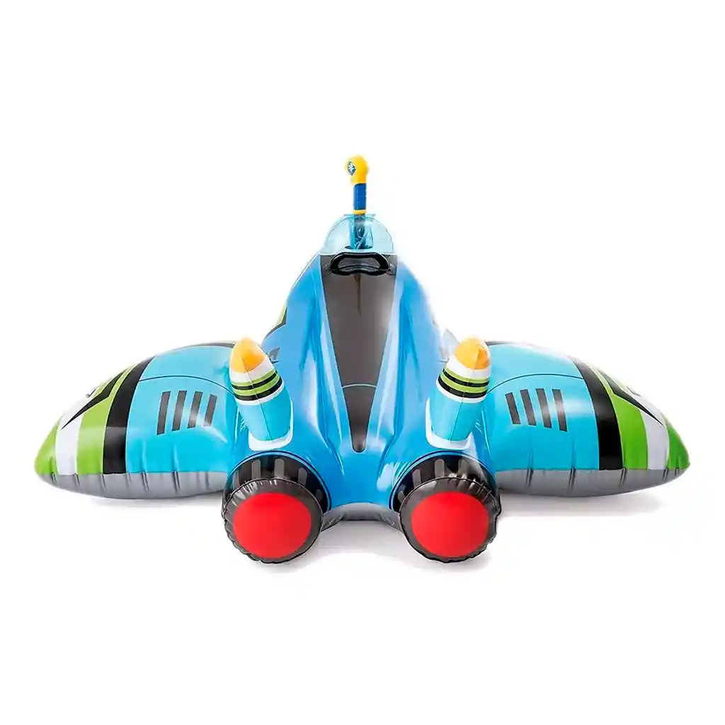 Flotador Inflable Avión + Pistola Montable Agua Intex 57536 Color Aleatorio