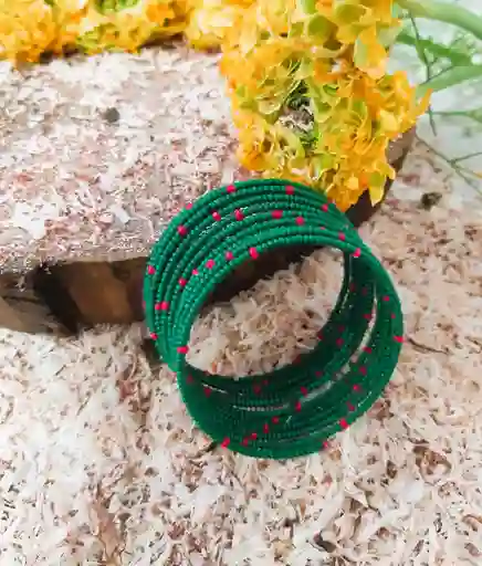 Pulsera 11 Giros. Manilla Navidad