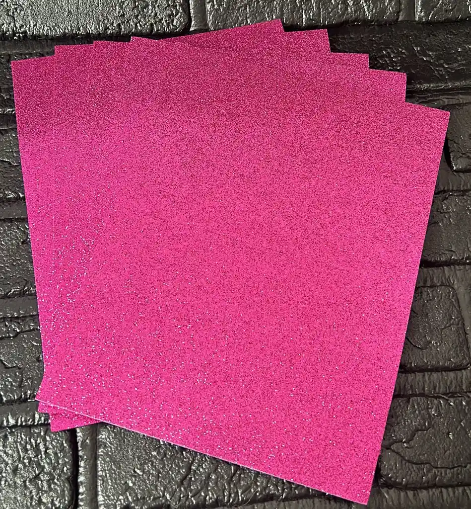 Fomi Fucsia Escarchado 1/8