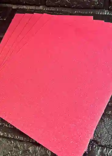 Fomi Fucsia Fluor Escarchado 1/8