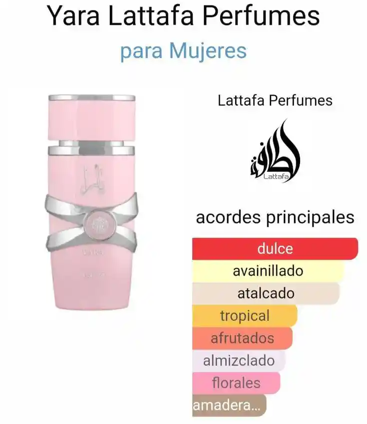 Perfume Yara Rosado De Lataffa