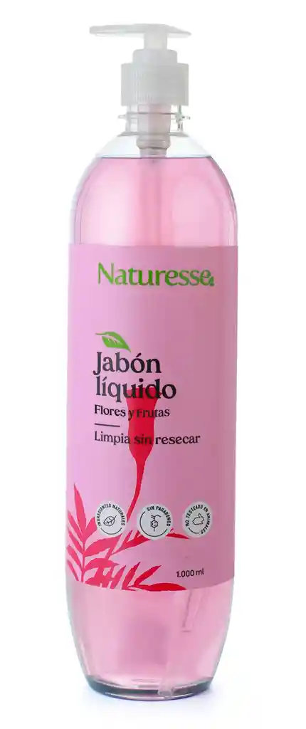 Jabon Liquido Flores Y Frutas Litro