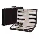 Juego Mesa Backgammon 47cm + Estuche Cuero Premiun