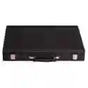 Juego Mesa Backgammon 47cm + Estuche Cuero Premiun