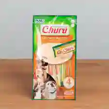 Snack Para Perro Cremoso Inaba Churu Pollo - 14 Gr 4 Unidades