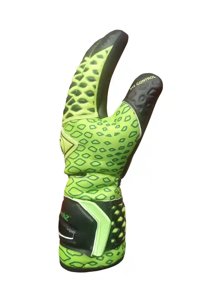 Guantes Portero Para Fútbol Arquero Talla: 9 Antifracturante Extraible - Verde