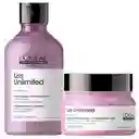 Loreal Liss Unlimited Shampoo Y Mascarilla