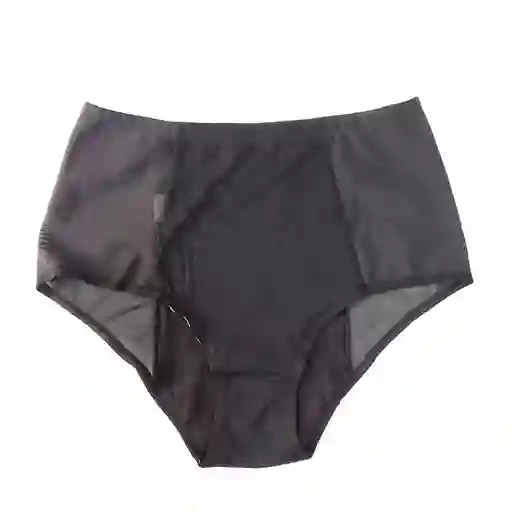 Panties Menstruación Cintura Alta - Flujo Bajo (talla S Negro)