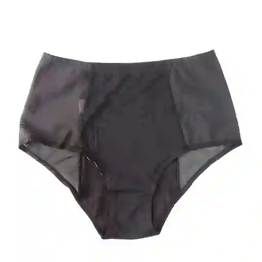 Panties Menstruación Cintura Alta - Flujo Bajo (talla L Negro)