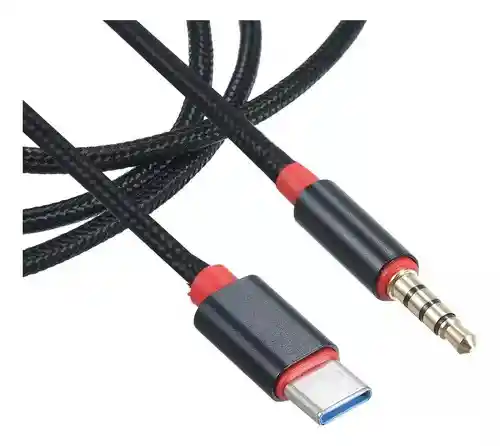 Cable De Audio Tipo C Macho A 3,5 Mm Trrs Macho A Usb-c A