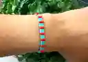 Pulsera Cuadro Turquesa