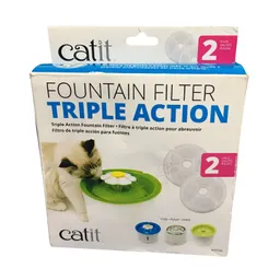 Filtro Fuente Triple Action Catit, 2 Piezas