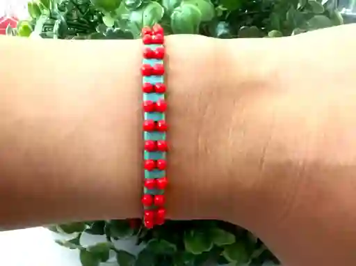 Pulsera Gotas Roja