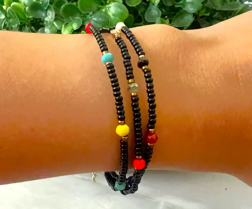 Pulsera Triple Negra