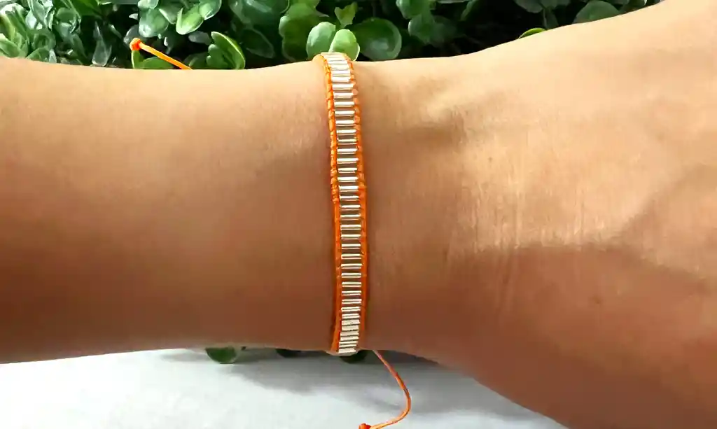 Pulsera Canutillo Naranja