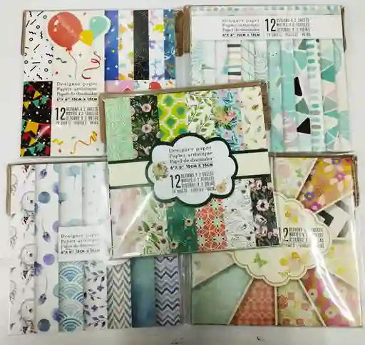 Block 15 X 15 Scrapbooking Cartulina De Diseño