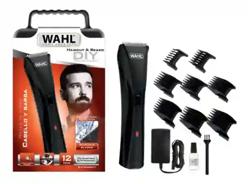 Set De Maquina Wahl Haircut Beard Kit 12 Piezas 9699-1016