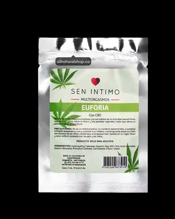 Multiorgasmos Euforia Con Cbd Sen Íntimo 7ml