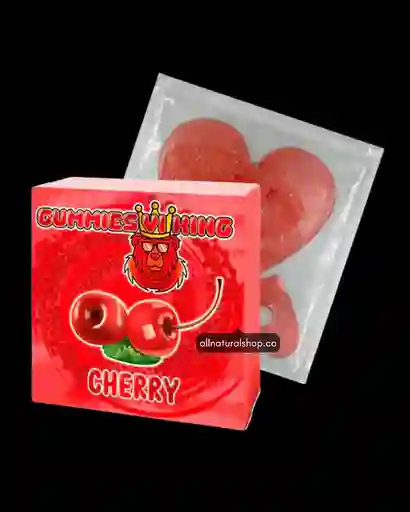 Lencería Comestible Gummies Vi King Cereza 60gr