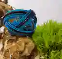 Pulsera Trenzada Abierta. Manilla Mar Profundo