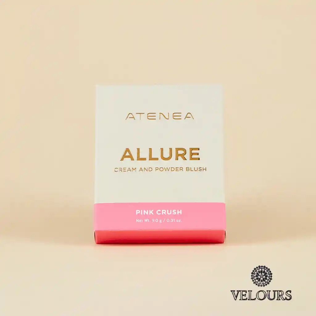 Rubor En Dúo Allure Crema Y Polvo Compacto Tono Pink Crush