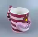 Mug Pocillo 3d Alicia En El País De Las Maravillas Gato Sonriente