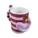 Mug Pocillo 3d Alicia En El País De Las Maravillas Gato Sonriente