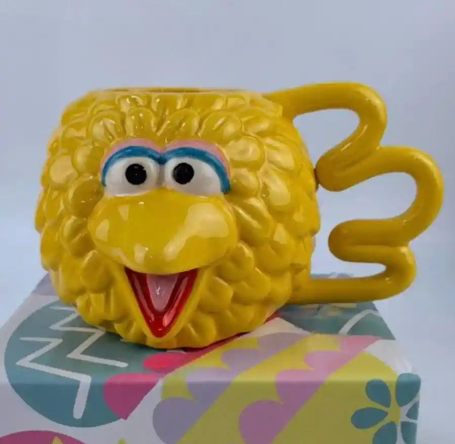 Mug Pocillo 3d Plaza Sésamo Gran Pájaro - Big Bird